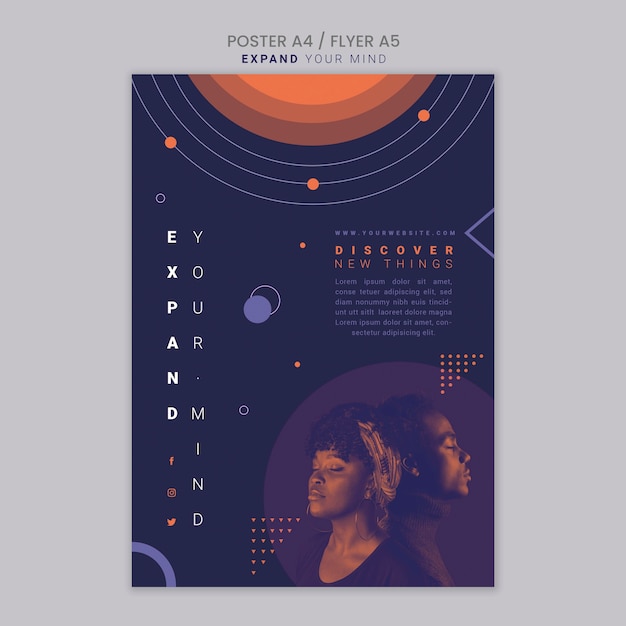 Expand Your Mind Flyer Template – Free Download