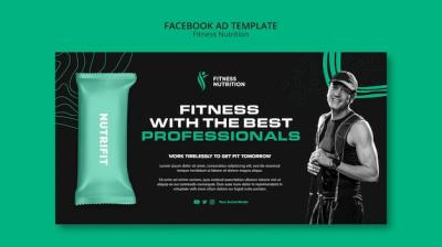 Fitness Nutrition Facebook Template – Free Download