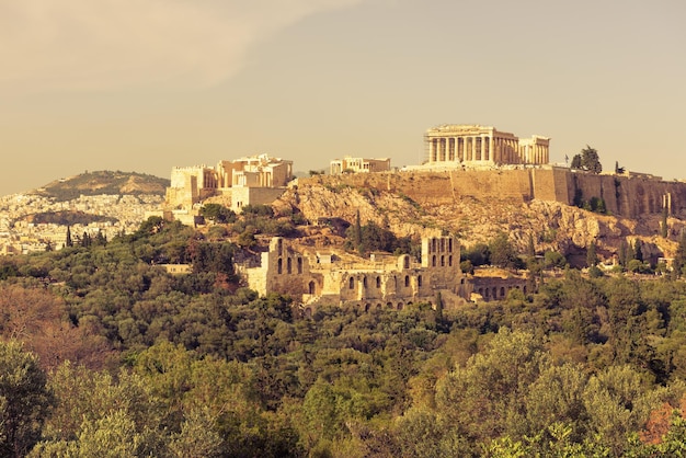 Acropolis of Athens at Sunset – Free Download, Free Stock Photo