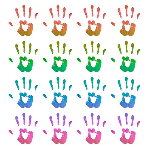 Bright Handprints Collection – Free Download