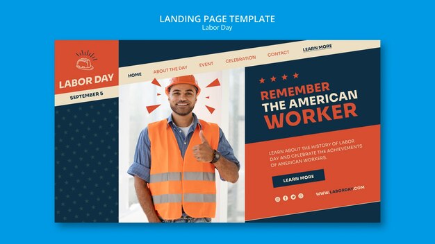 Labor Day Design Template – Free Download