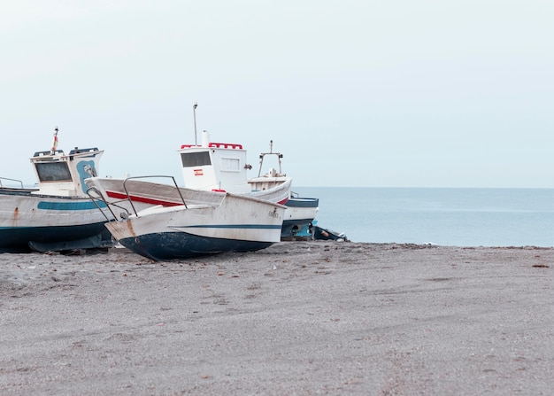 Seaside Landscape with Boats – Free Download