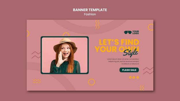 Banner Fashion Company Template – Free Download