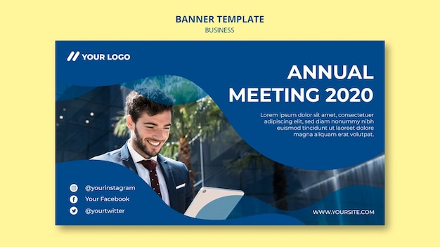 Professional Business Banner Template – Free Download