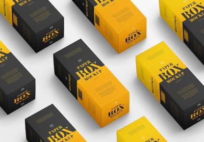 Long Rectangle Box Packaging Mockup – Download Free Stock Photo