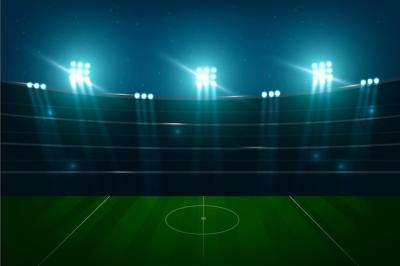 Realistic Football Field Background – Free Download