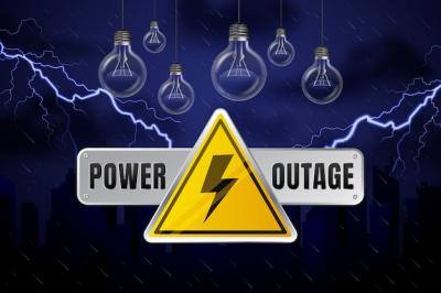 Realistic Power Outage Background – Free Stock Photo for Download