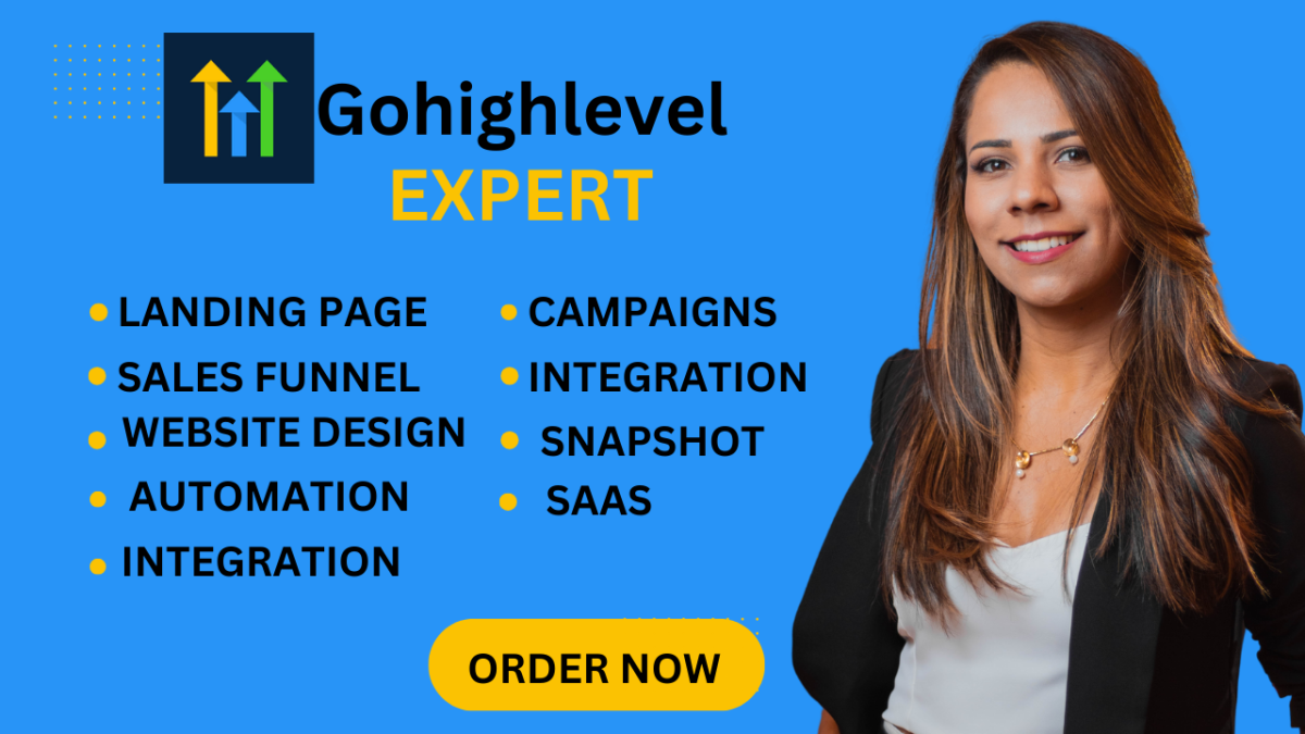 I Will Create High-Converting GoHighLevel Landing Pages, Websites, and Sales Funnel Forms