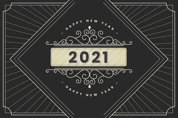 Vintage New Year 2021 Background – Free Stock Photo, Download for Free