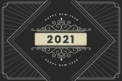 Vintage New Year 2021 Background – Free Stock Photo, Download for Free