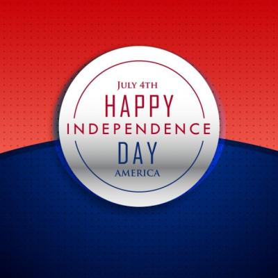 Red and Blue American Independence Day Background – Free Download