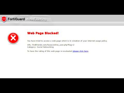 How to bypassunblock websites fortiguard Webfilter using simple 