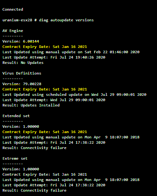 Technical Tip How to view license details via CLI Fortinet Community