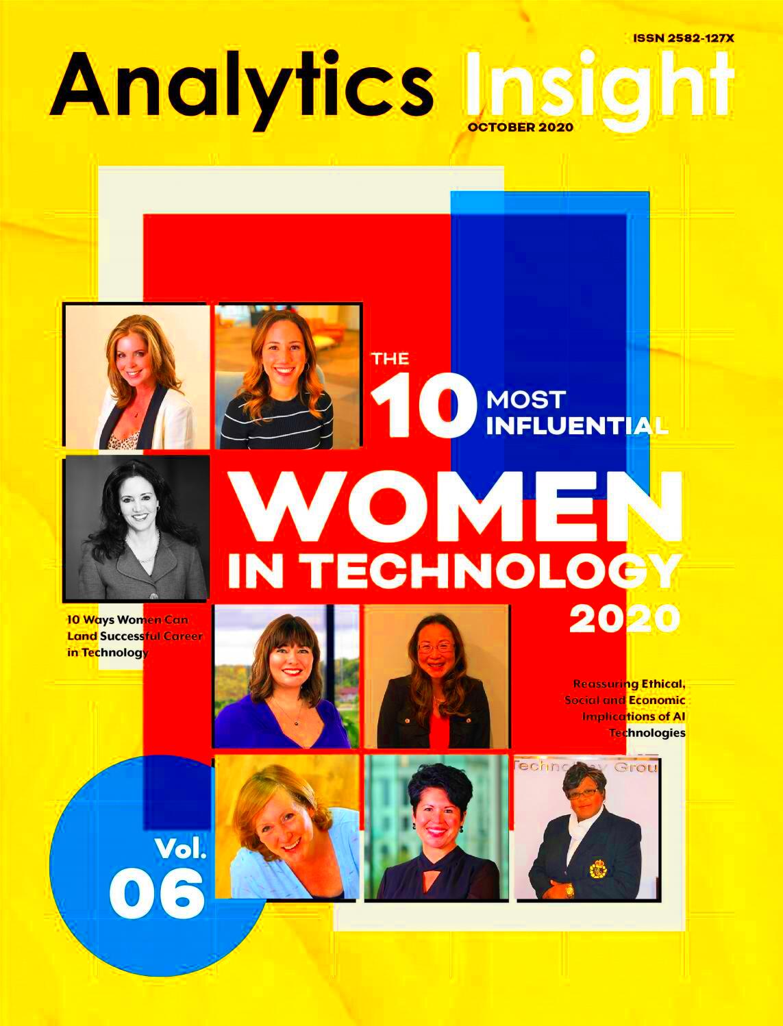 The 10 Most Influential Women in Technology 2020 by analyticsinsight 