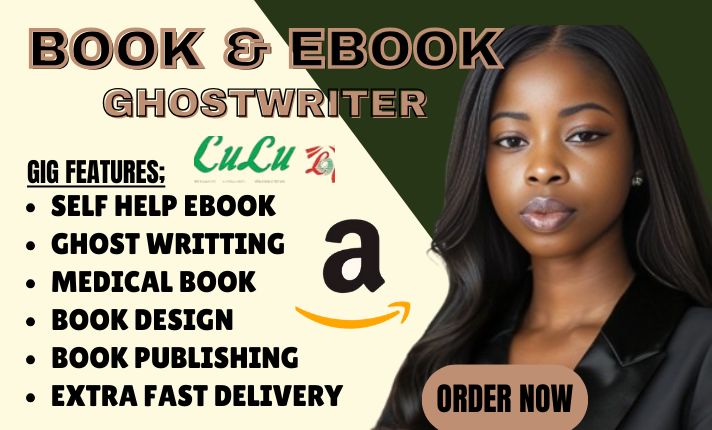 I will ghostwrite 30k words on ebook writing, self help, medical writing, ghostwriting