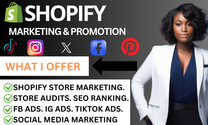 I will boost shopify sales, ecommerce dropshipping, marketing shopify store promotion