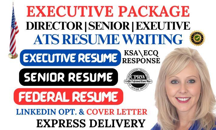 I will do federal resume writing, ats resume federal resume for usajobs