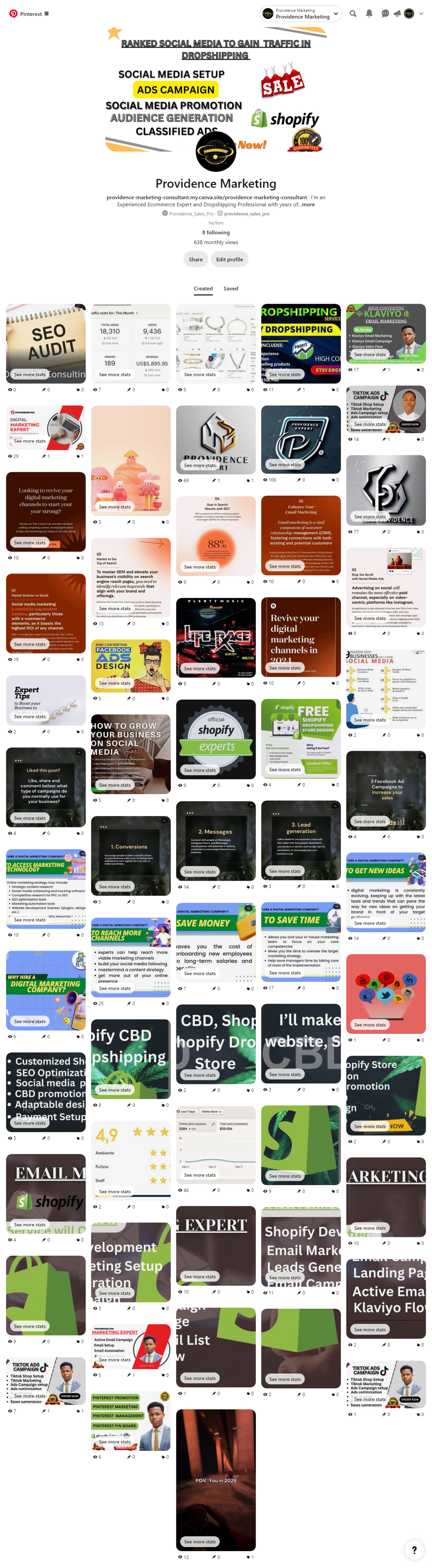 I will promote your business in pin boards, Pinterest ads to increase sales