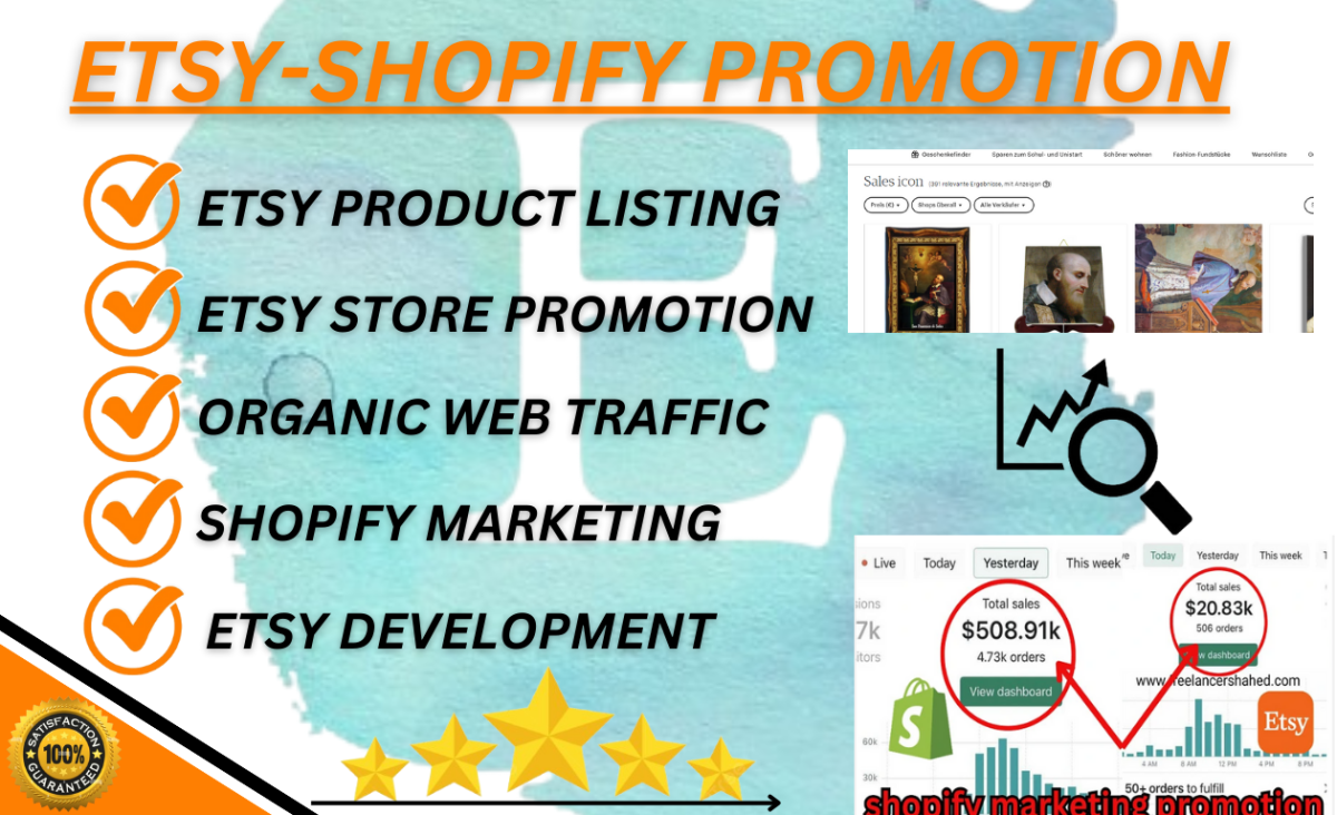 I will promote etsy store with etsy strategies to boost etsy sales