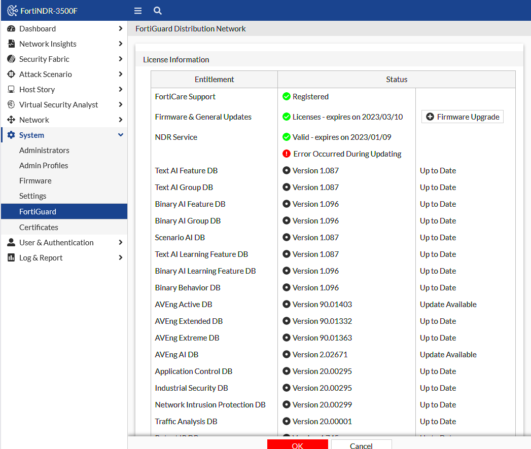 FortiGuard FortiNDR 742 Fortinet Document Library