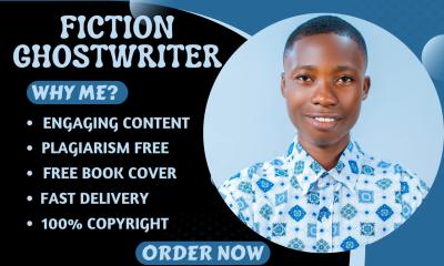 I will ghostwrite short story be fiction ghostwriter ebook writer ghost book writer