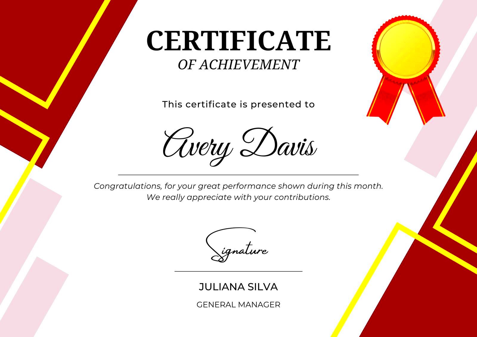 Certificates Template