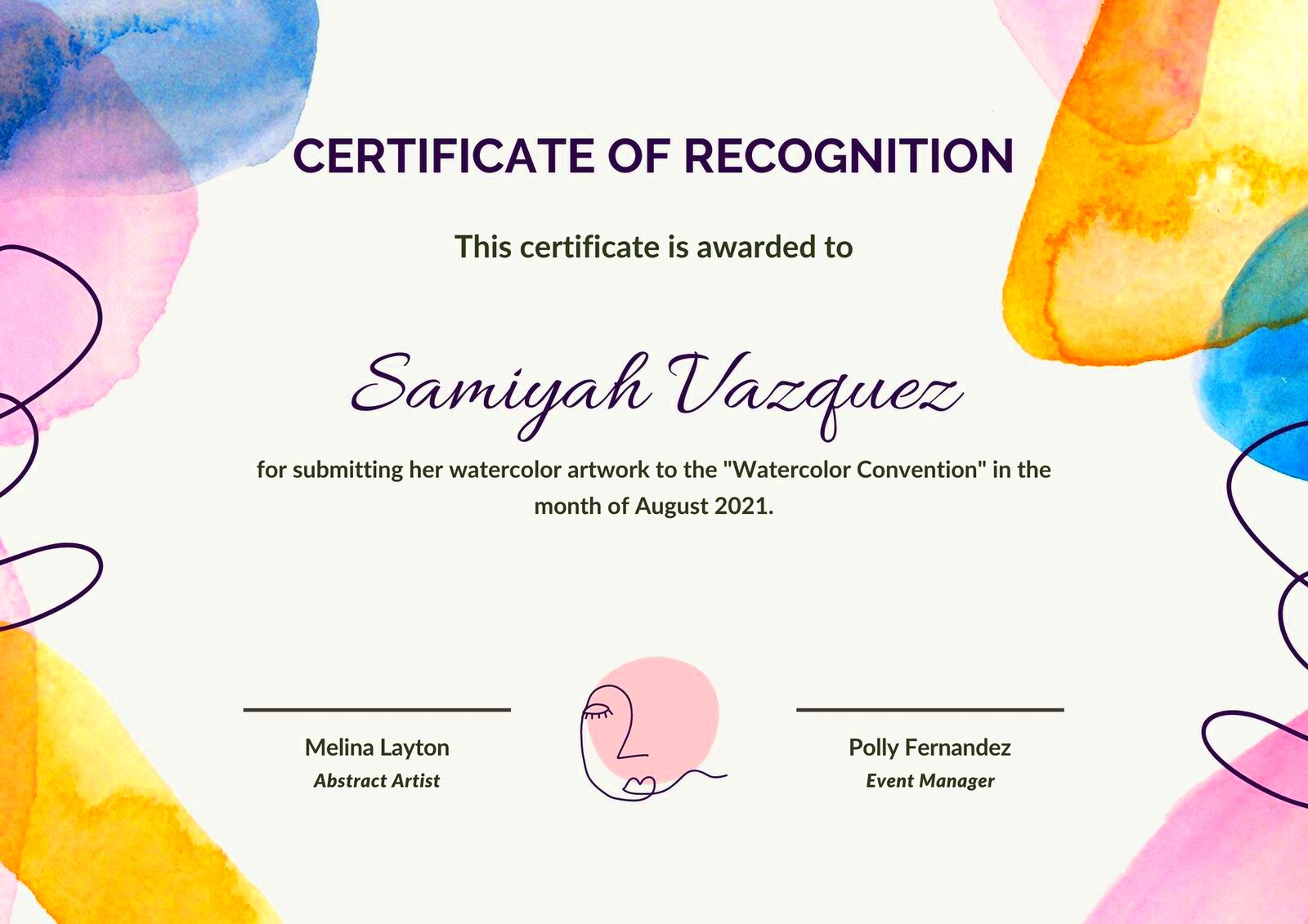 Free printable customizable recognition certificate templates Canva