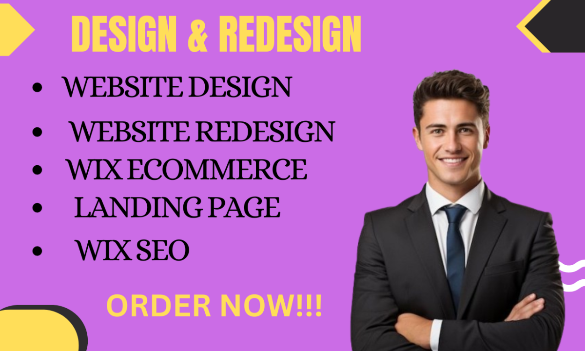 I Will Create Wix Website Design or Redesign Your Wix Website