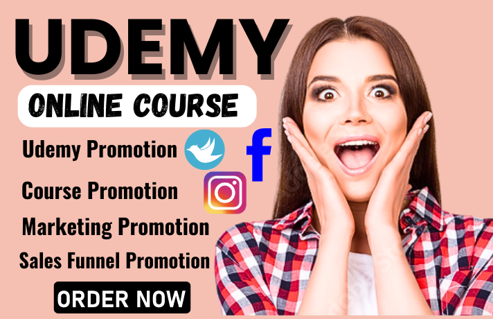 I Will Promote Your Udemy Online Course for Enhanced Sales on Kajabi and Thinkific