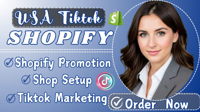 I Will Setup USA TikTok Shopify, TikTok Shop Manager, & TikTok Shop Marketing Ads Setup