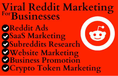 I Will Do Reddit Post Management for Your Business, Website, eCommerce, SaaS, or Crypto Token