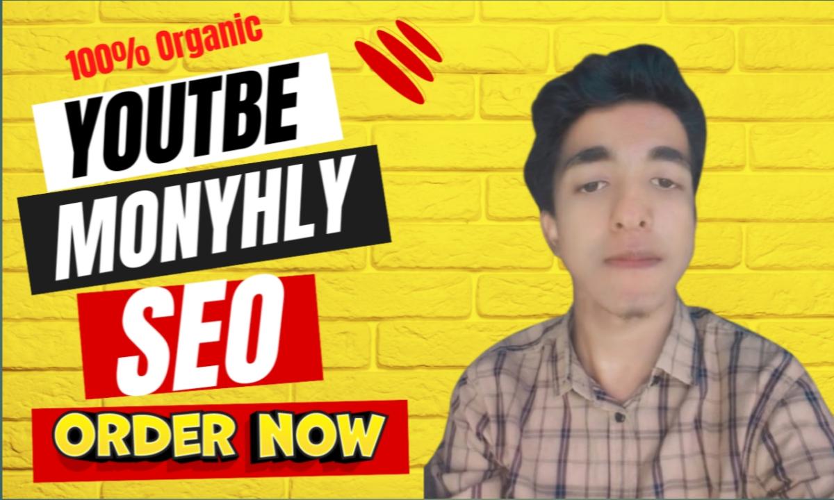 I Will Expertly Optimize Your YouTube SEO for Organic Video Ranking and Growth