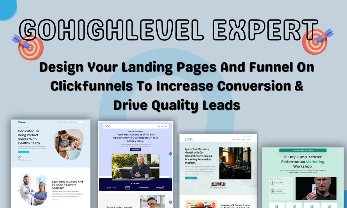 I Will Design High-Converting Sales Funnels and Automation in GoHighLevel