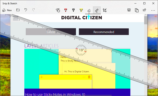 How to edit screenshots and images using Snip  Sketch  Digital Citizen