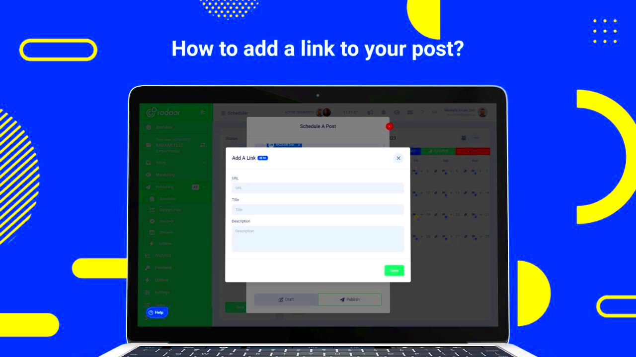 How to add a link to your post image  YouTube