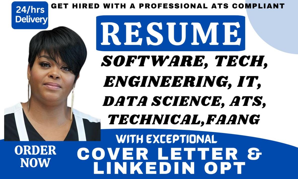 I Will Craft Job-Winning Resumes for Software, Tech, Engineering, IT, FAANG, and Construction