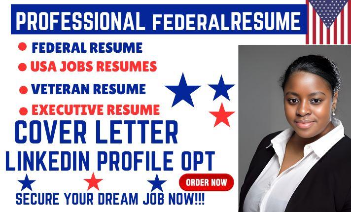 I Will Write Federal Resume for USAJOBS & LinkedIn Engineering Resume Writing