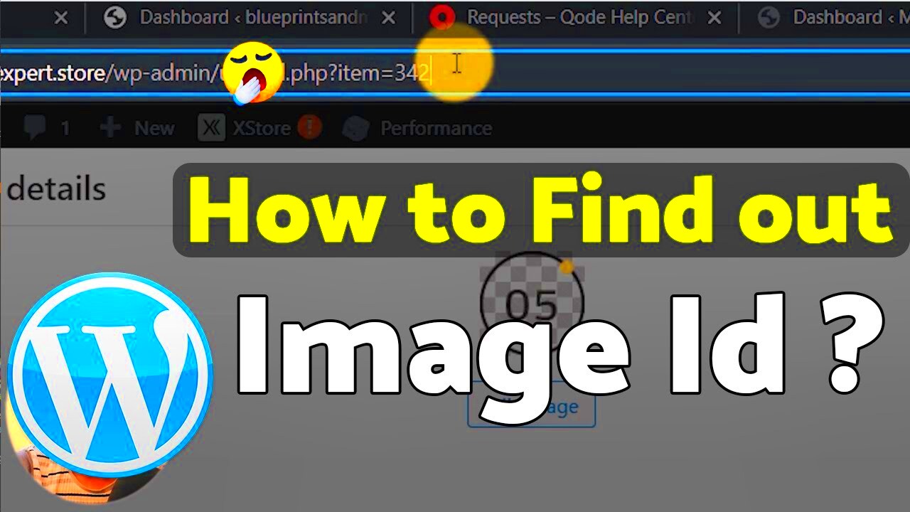 How to find out Image id from WordPress website  Image item Number 