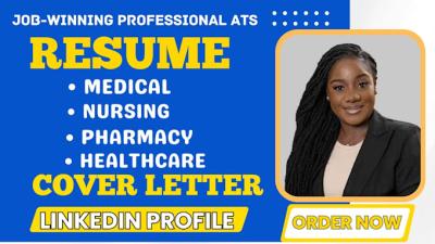 I Will Create a Professional Medical Resume for Healthcare Doctors, Nurses, and Pharmacists