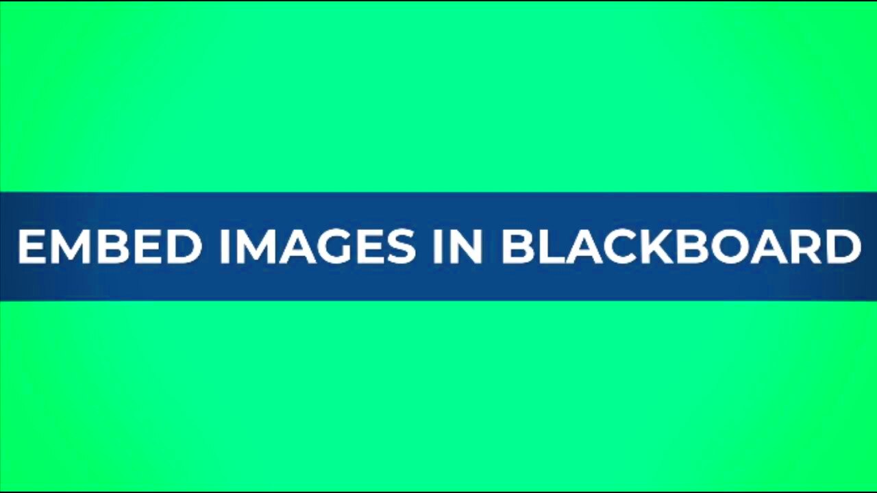 Insert Image in Blackboard Discussion Board  YouTube