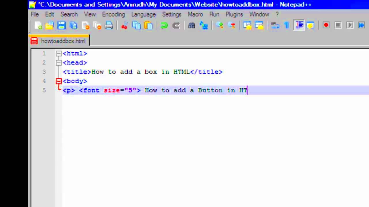 HTML  How to add a button in HTML  YouTube