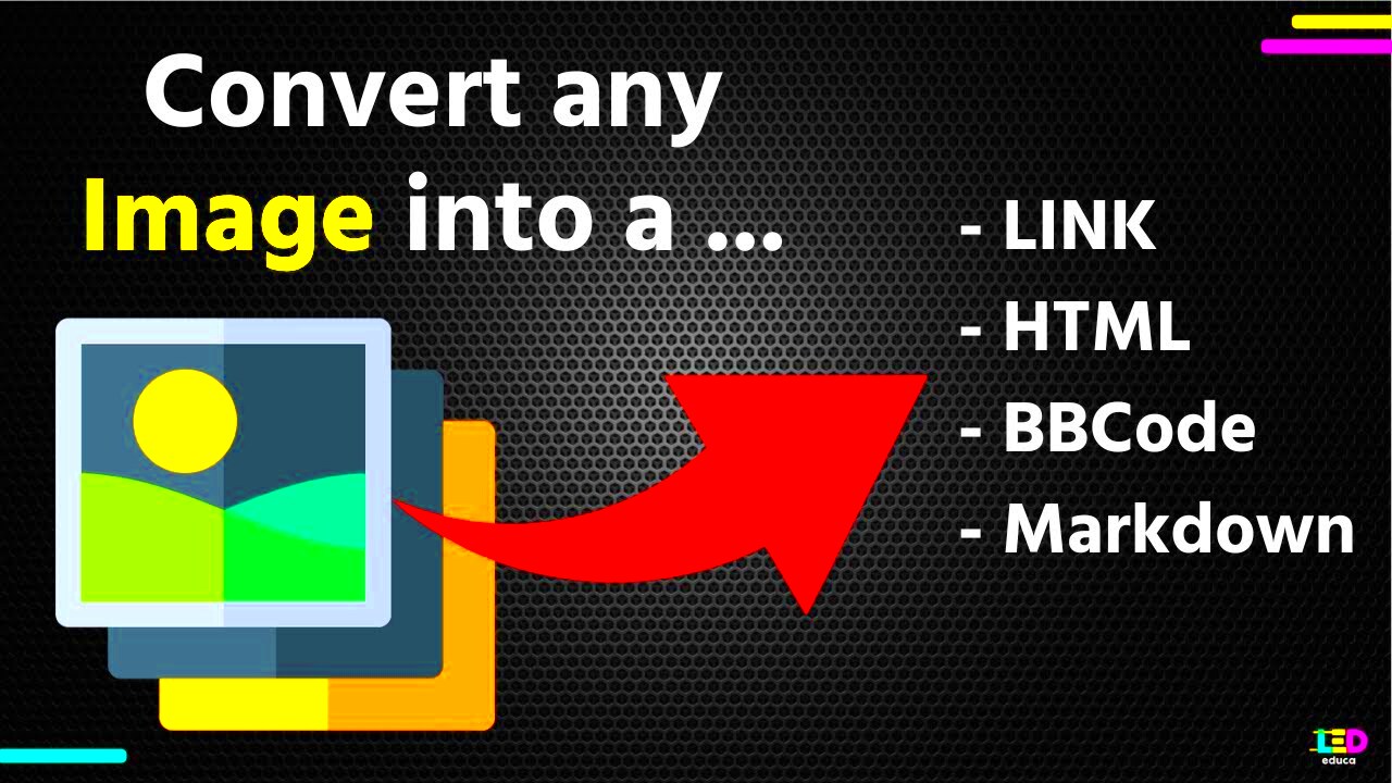 How to Make a Picture into a URL  CONVERT IMAGE INTO A LINK  YouTube