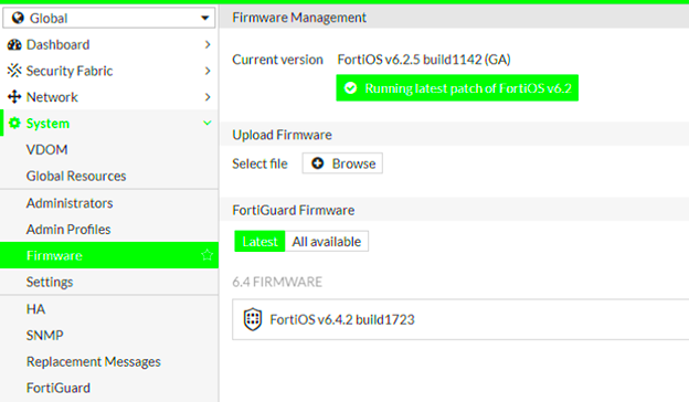 Troubleshooting Tip No firmware available from Fo Fortinet Community