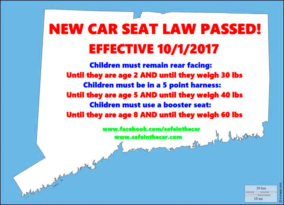 New Car Seat Laws Part of Back to School Preparations Southington CT 