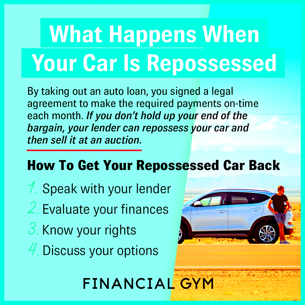 Car Repossession How Does it Work Fixing Credit After Repossession 