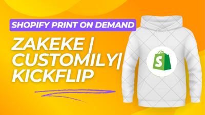 I Will Setup Zakeke Print on Demand, Customily, Zepto, and Teeinblue Store