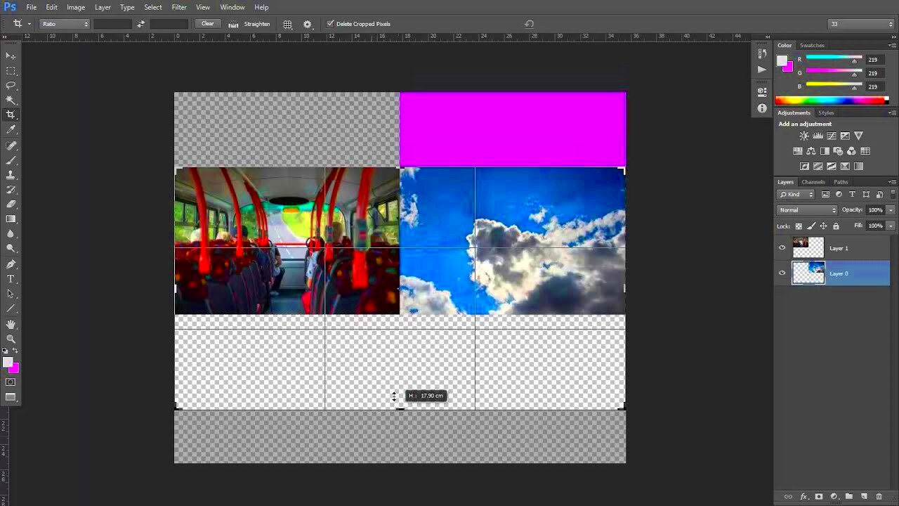 putting 2 images side by side  beginners photoshop tutorial  YouTube