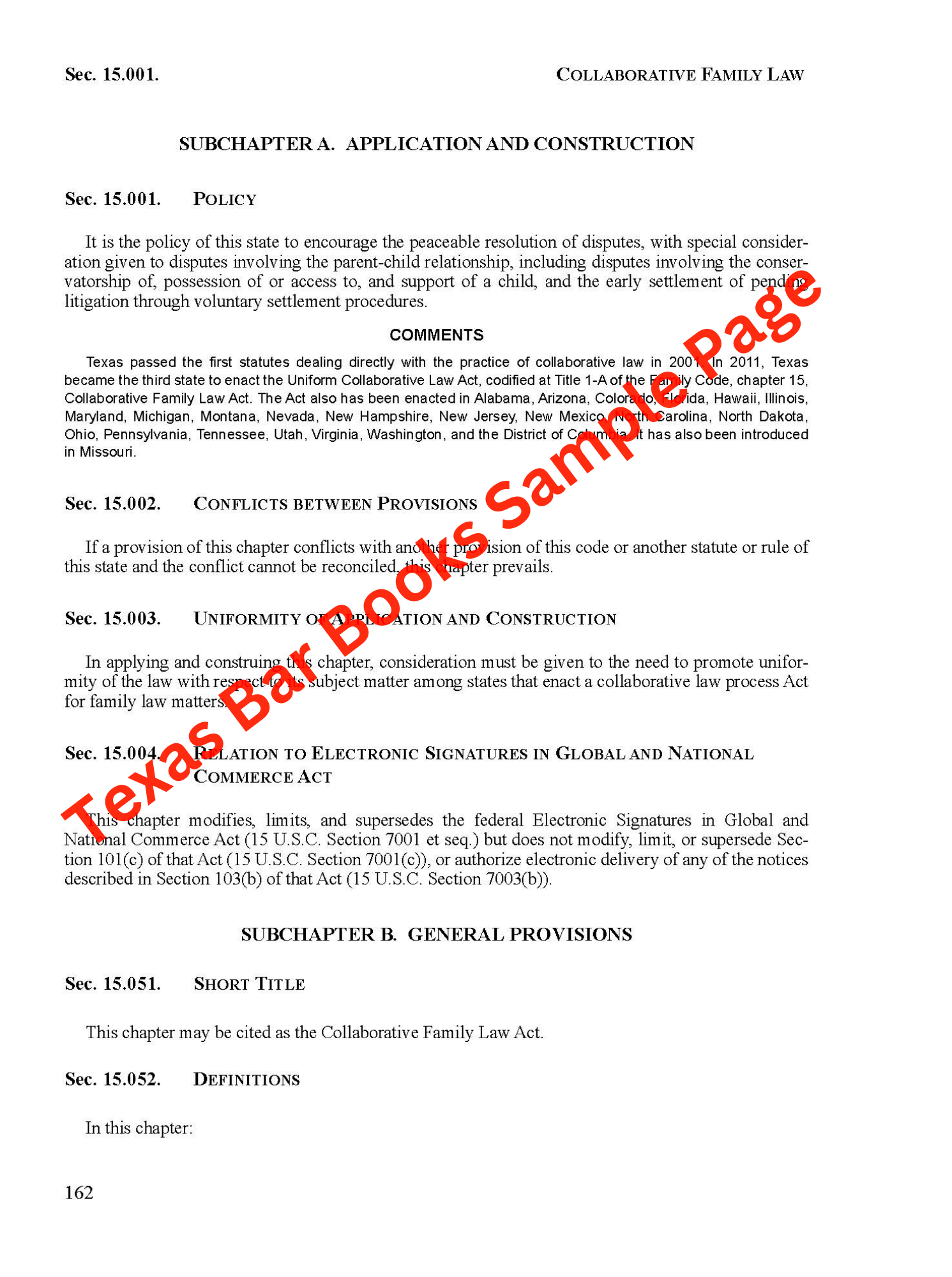 Annotated Texas Family Code 2023 ed Texas Bar Practice