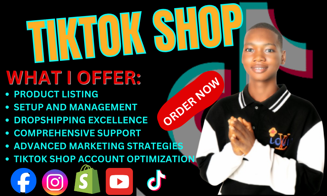 I Will Fix or Set Up TikTok Shop, TikTok Ads, Facebook Shop for Your Shopify Store