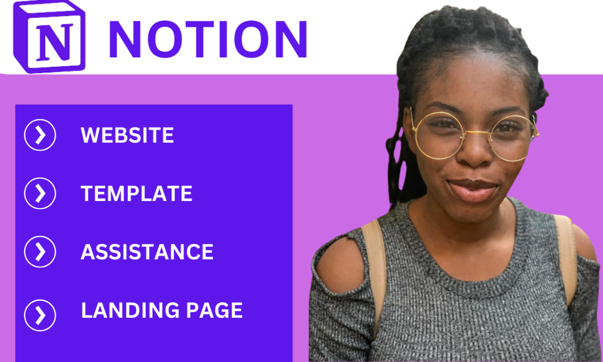 I Will Create Your Custom Notion Website, Notion Landing Page, Notion Site